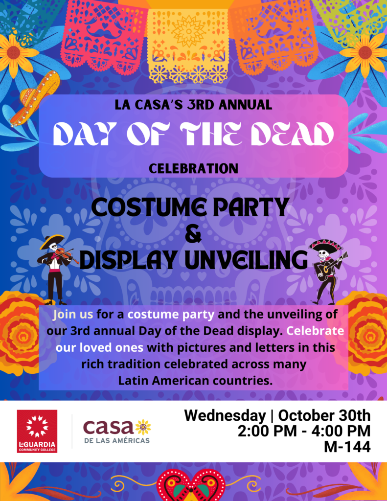 Flyer for day of the dead event